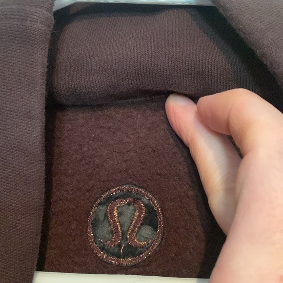 Lululemon Funnel Neck 1/4 Zip in “Espresso” Scuba Size XL/XXL Rare - Picture 9 of 11